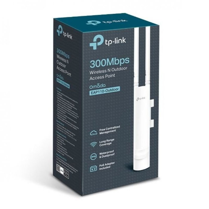 TP-Link Omada EAP110-Outdoor V2 300Mbps 2.4GHz Blanco TP-Link Omada EAP110-Outdoor V2 300Mbps 2.4GHz Blanco